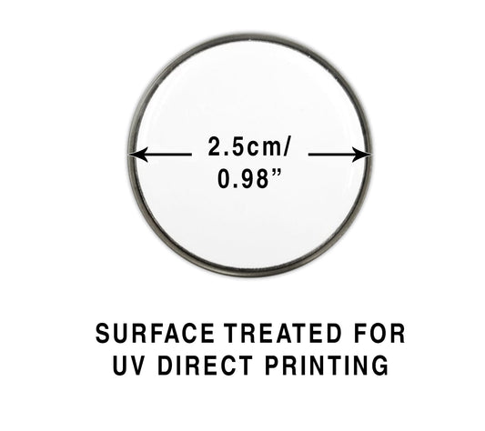 1 inch Blank golf ball marker for UV printing - printing size 0.98 inch