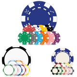 Foil Stamping Poker Chips Samples