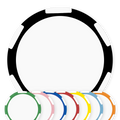 Multi-Stripe Poker Chips Sample Pack - 11.5g, UV Print Ready
