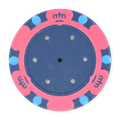 Pink Monte Carlo Blank Poker Chips - 14g Clay, Insert Ready