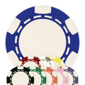 Classic 6-Spot Poker Chips Sample Pack - 11.5g, UV & Foil Ready
