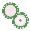 Green Magnetic Triple Crown Golf Poker Chips - 6g, Ball Marker Ready