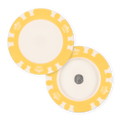 Yellow Magnetic Triple Crown Golf Poker Chips - 6g, Ball Marker Ready