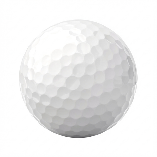Blank white golf balls for UV printing, one dozen pack