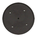 Black Solid-Color Blank Poker Chips - 11.5g Insert Ready, Max Imprint Area