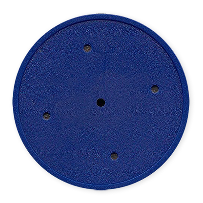 Blue 11 .5 gram clay composite solid color poker chip - Insert ready