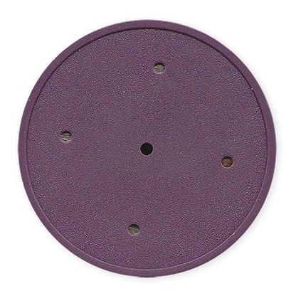 Purple 11 .5 gram clay composite solid color poker chip - Insert ready