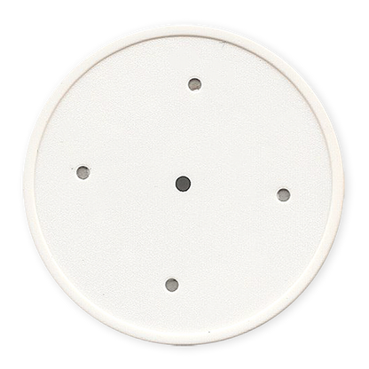 White 11 .5 gram clay composite solid color poker chip - Insert ready
