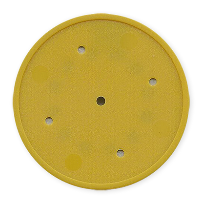 Yellow 11 .5 gram clay composite solid color poker chip - Insert ready